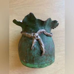 MC COOK Vintage signed vase creative ceramic home decor RARE